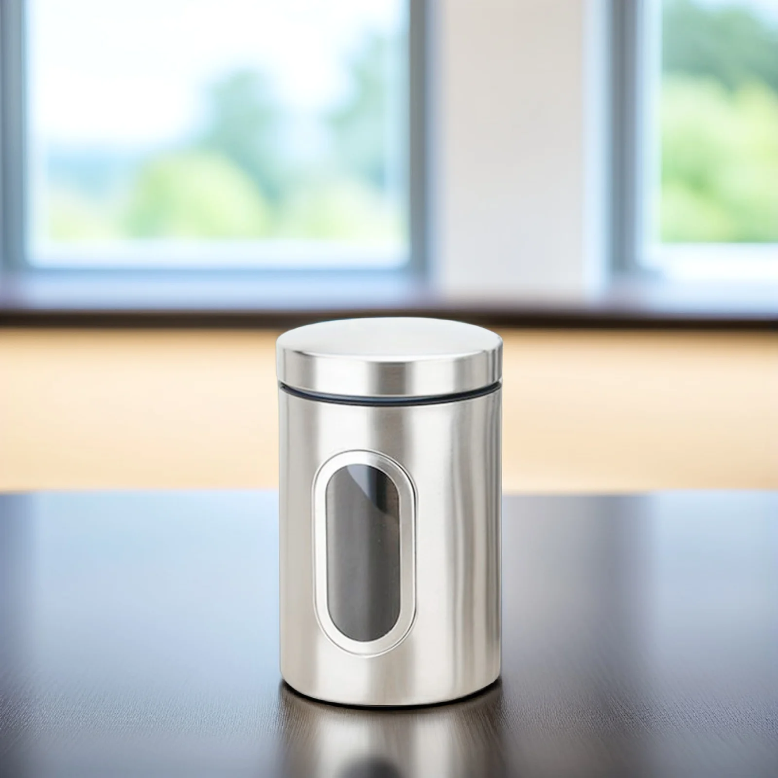 

Stainless Steel Airtight Food Storage Canisters Sealed Containers for Coffee Beans Snacks Dry Fruits Kitchen Tools Preservation