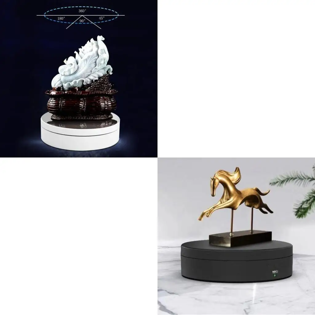 

360 Degree Tumblers Display Base with USB Cable for Displaying Jewelry Art