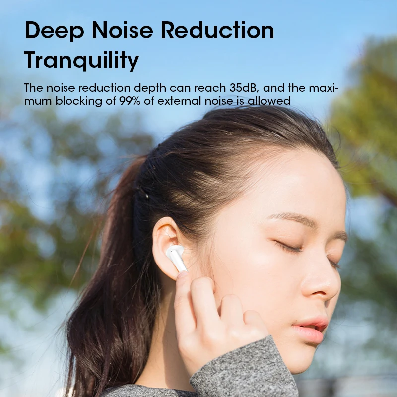 Niye P19 Auricolare wireless HiFI In-Ear Stereo con microfono Bluetooth Touch Impermeabile con cancellazione del rumore Vari cuffie