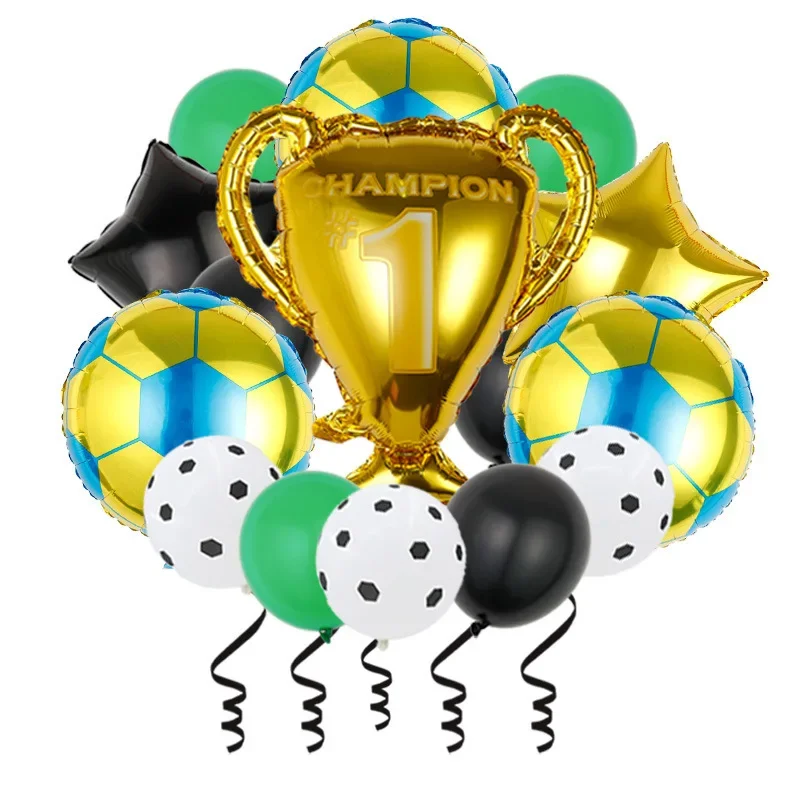 Disney Sports Theme Party Ball Series 18 inch Sports Rugby Baseball Trophy Aluminum Film Balloon Set