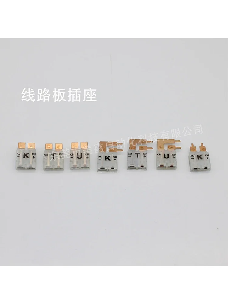 

50Pcs PCC-SMP-K circuit board special socket PCB board thermocouple temperature measurement plug T-type U-shaped adapter