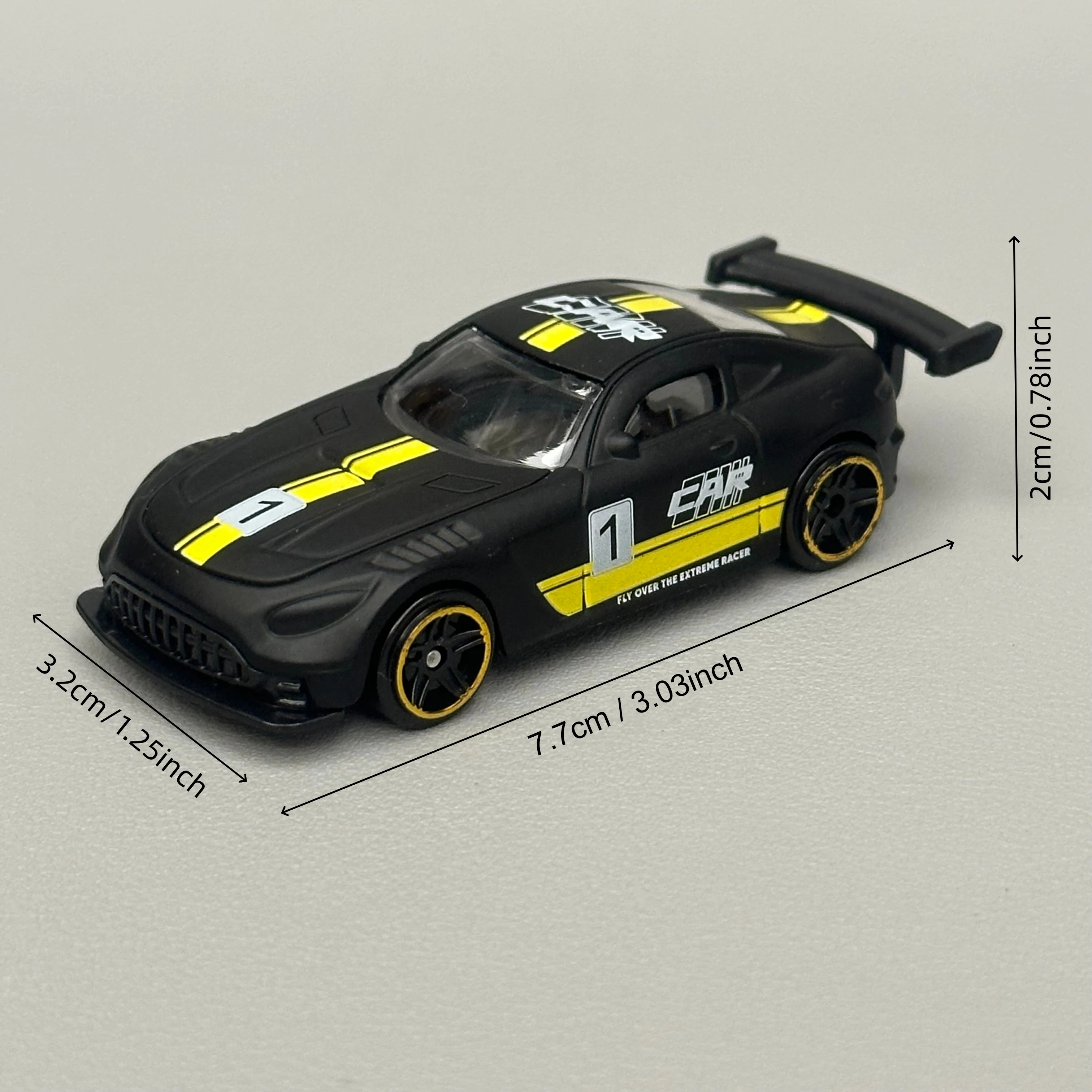 Modelo de coche AMG GT de aleación fundida a presión, juguete de superdeportivo de carreras en miniatura a escala 1/64, adorno para exhibición en escritorio, vehículo coleccionable, regalo para niño