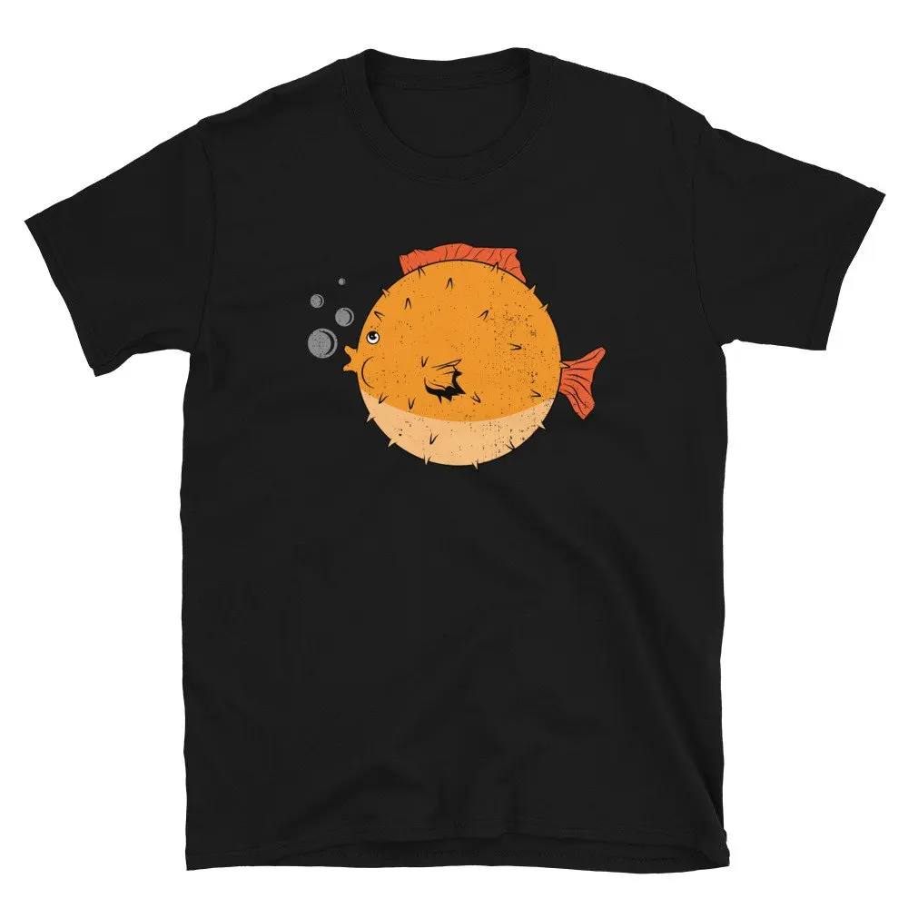 Blowfish T Shirt Pufferfish Balloonfish Cute Fisherman Fishermen s