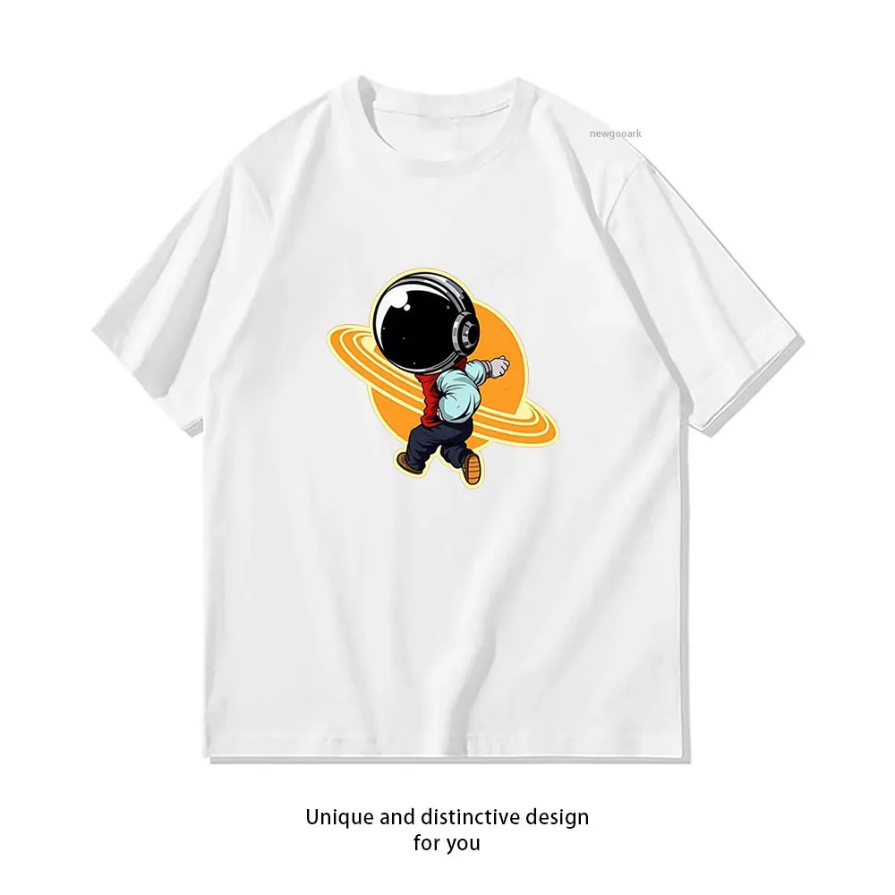 Cosmic Runner T-Shirt Casual cotton graphic t shirts Creative streetwear Classic O-neck shirt