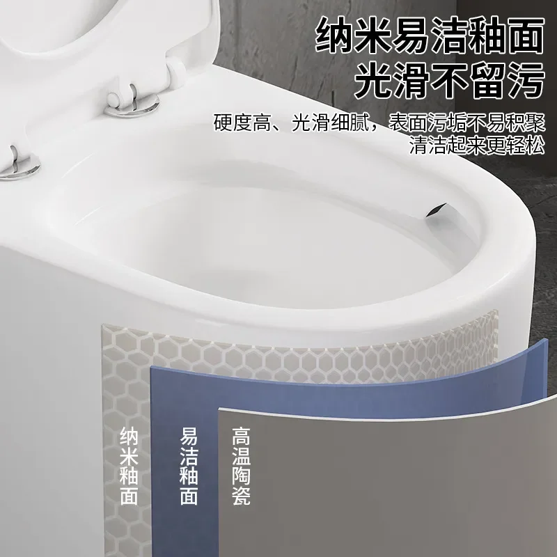 Chaozhou Wholesale Personalized Ceramic Toilet New Siphon Large Diameter Floor Mounted Bathroom Sanitary Ware