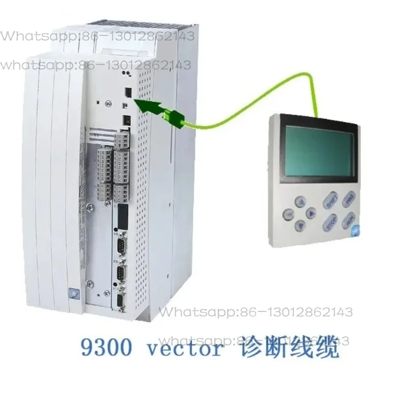 Shielded Debug Communication Cable Compatible With 9300 Vector Series Inverter EMZ9371BC Operation Control Panel Connection Line