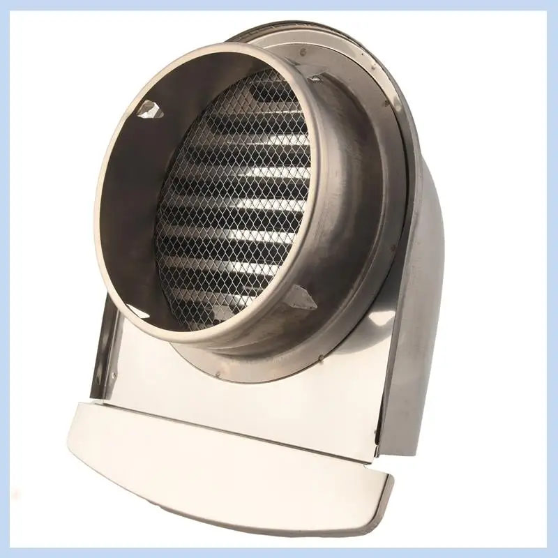 غطاء فتحة تهوية من الفولاذ المقاوم للصدأ مقاوم للماء من EAS، مستخرج عادم مضاد للتآكل لتغطية منفذ الهواء على الحائط