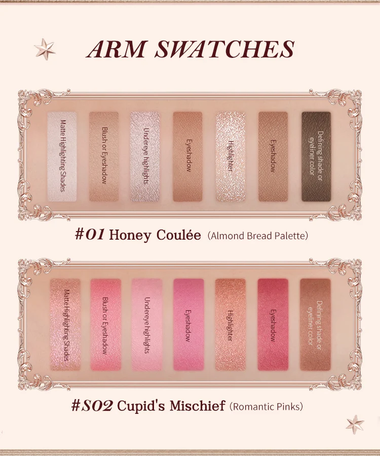 Flower Knows Strawberry Cupid Collection Make-up Palette 14g pink Blush/Highlighter