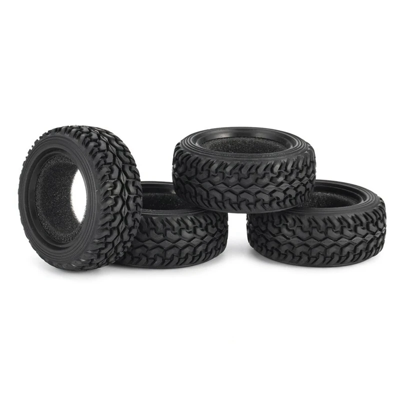 4Pcs 75Mm 1/10 RC On-Road Drift Touring Car Rubber Tire Wheel Tyre For Sakura Traxxas HSP Tamiya HPI Kyosho Redcat