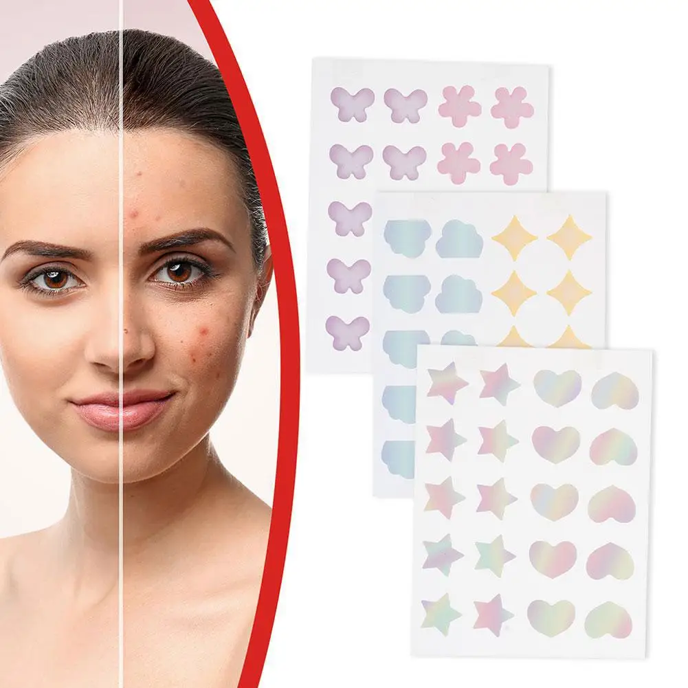 Colored Acne Covering Patch Deep Cleansing Non-irritating Repair Acne Pimple Skin Invisible Blemish Facial Care O1P1