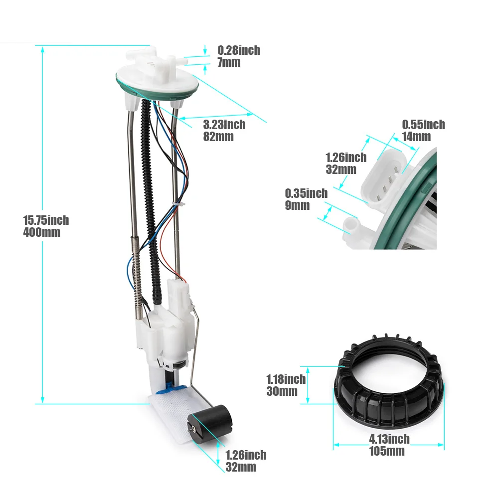 مجموعة مضخة الوقود 709000461 47-1029 لـ Can-Am أوتلاندر DPS 450/570 L 450/500 L/LE L MAX 450/500 STD XMR للتزلج دو رينيجيد