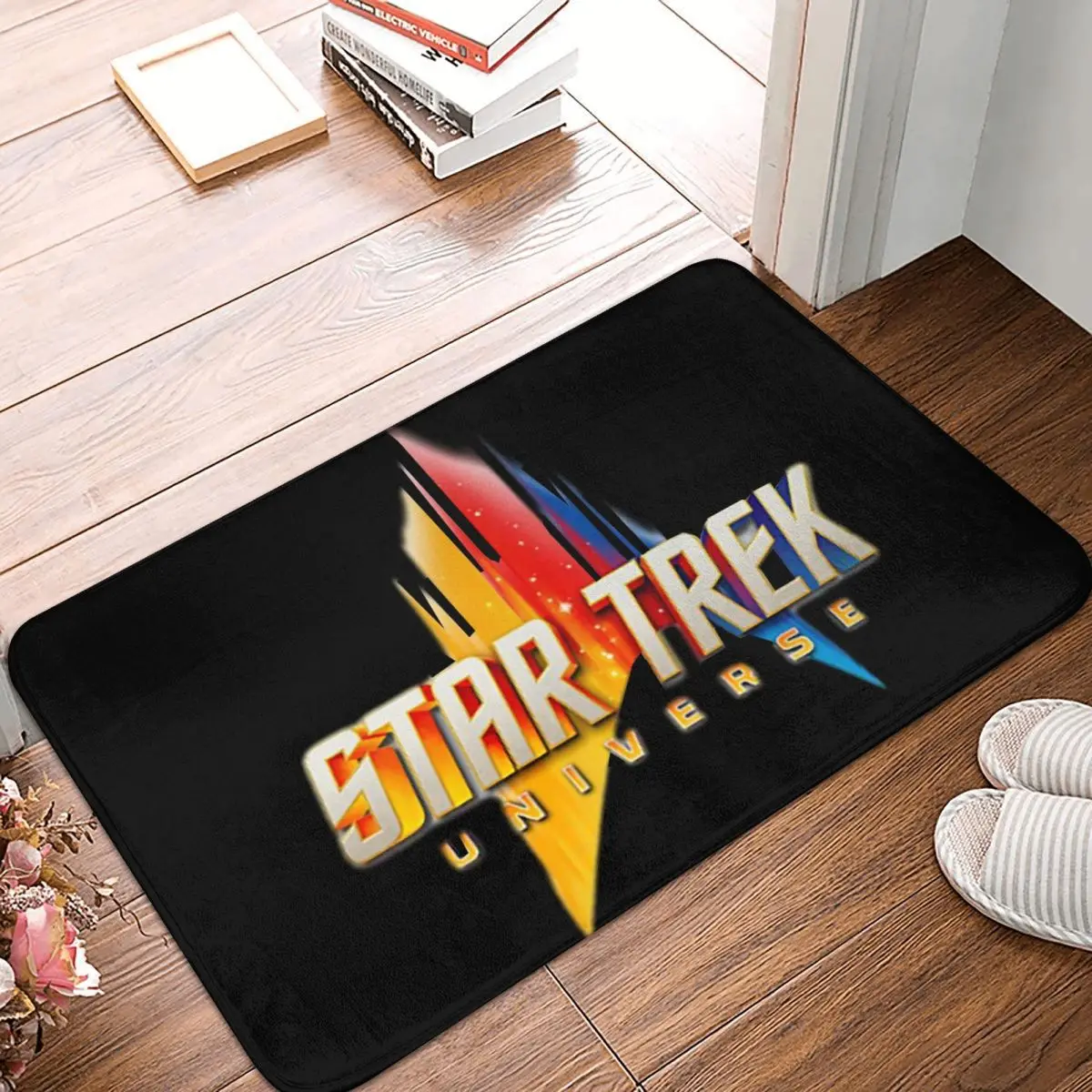 Star Treks Science Fiction TV Series Doormat Kitchen Entrance Home Floor Mat Non-slip Carpet Rug for Bathroom Footpad Mats