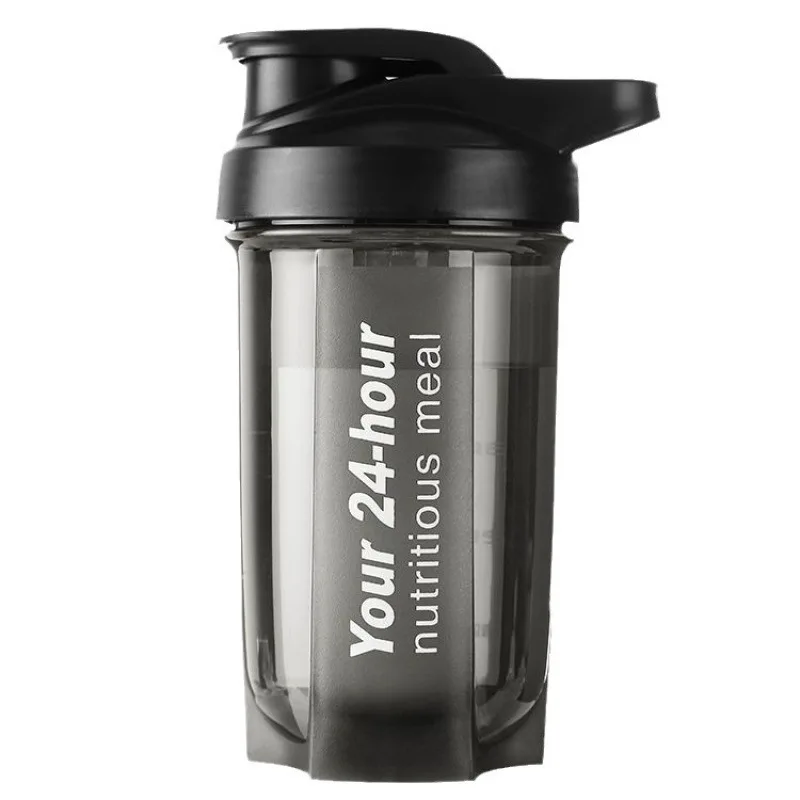1PC 500ml Protein Powder Shaking Cup Portable Sport Shaker Bottle Fitness Gym Shaker Whey Protein Powder Mixing Bottle
