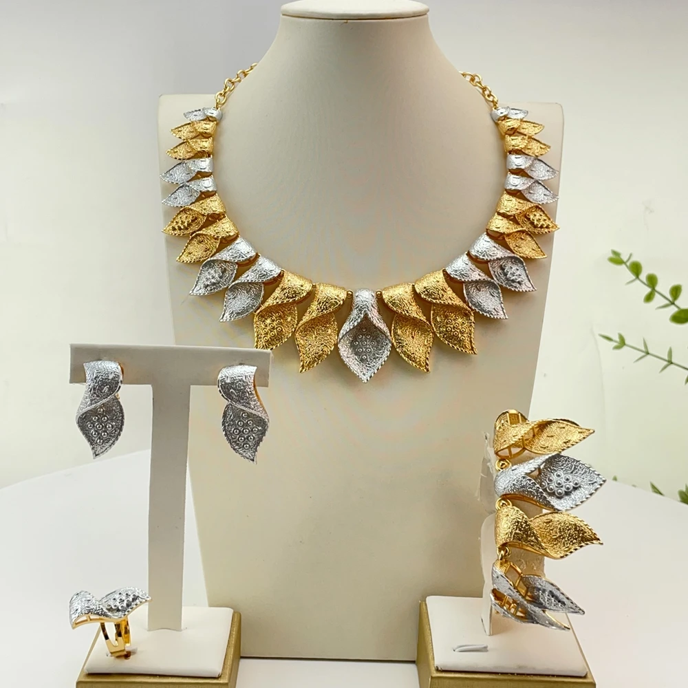 Yuminglai Classic Design Costume Jewelry African Fashion Jewelry for Women FHK29469
