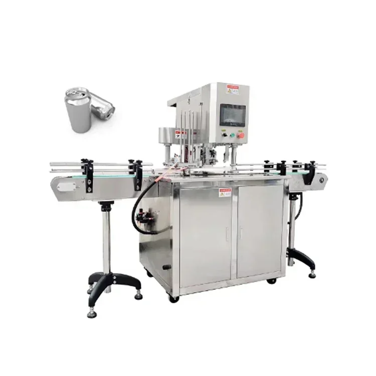 New Arrival Full Automatic PET Bottle Can Sealing Machine Juice Cans PET Jar Sealing Machine