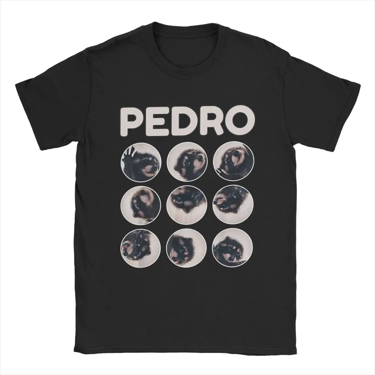 Funny Pedro Racoon Dance Meme T-Shirt for Men Crew Neck Cotton T Shirts Short Sleeve Tee Shirt Original Tops