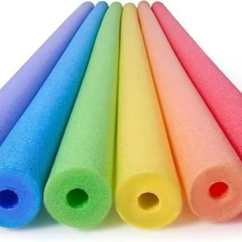 1PC Buoyancy Stick Hollow Pearl Cotton Sponge Float Strip Adult Children Learn To Swim Kindergarten Sponge Game Stick