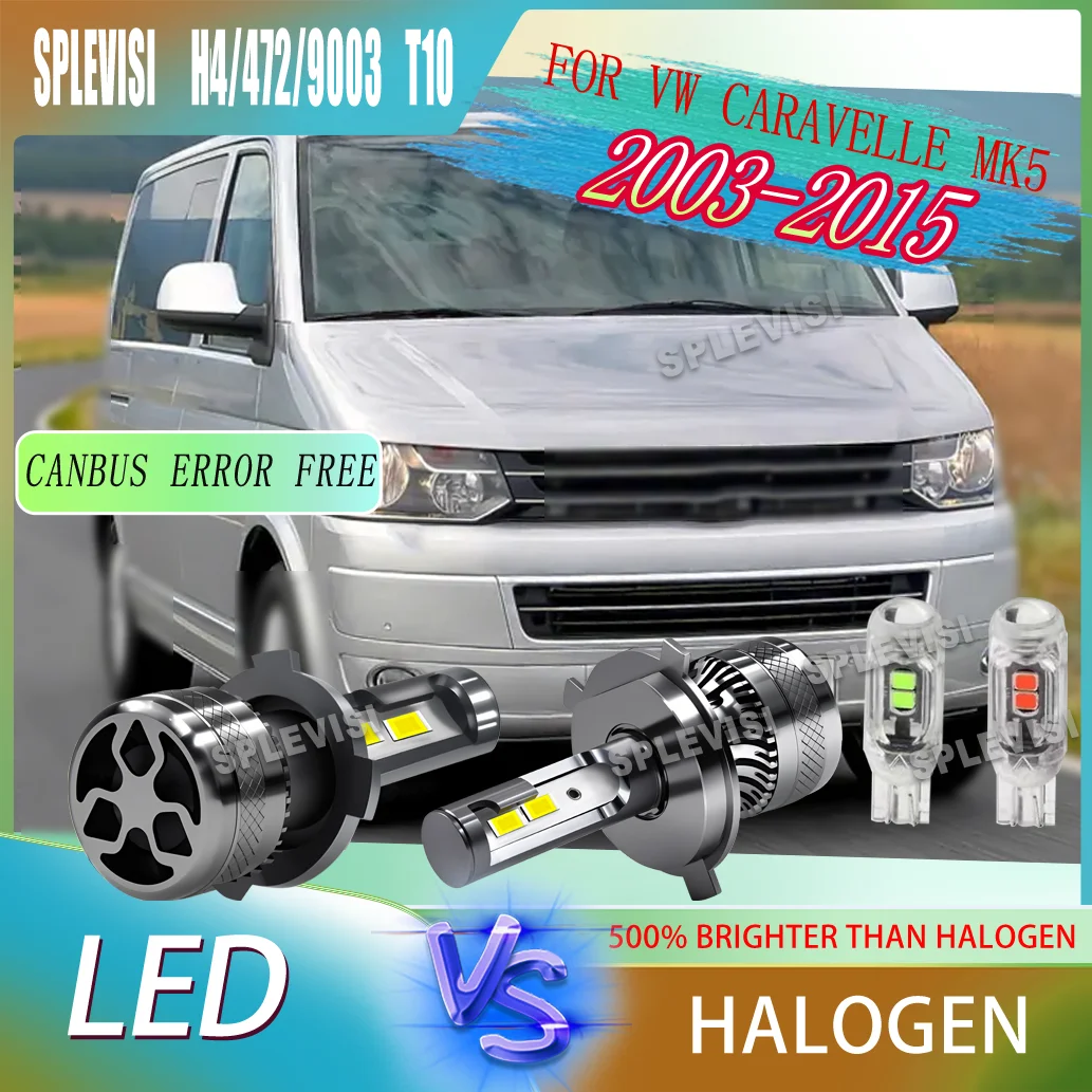 

Upgrade your vision with 200W LED headlights quick start feature For VW Caravelle MK5 2003 2004 2005 2006 2007 2008 2009-2015