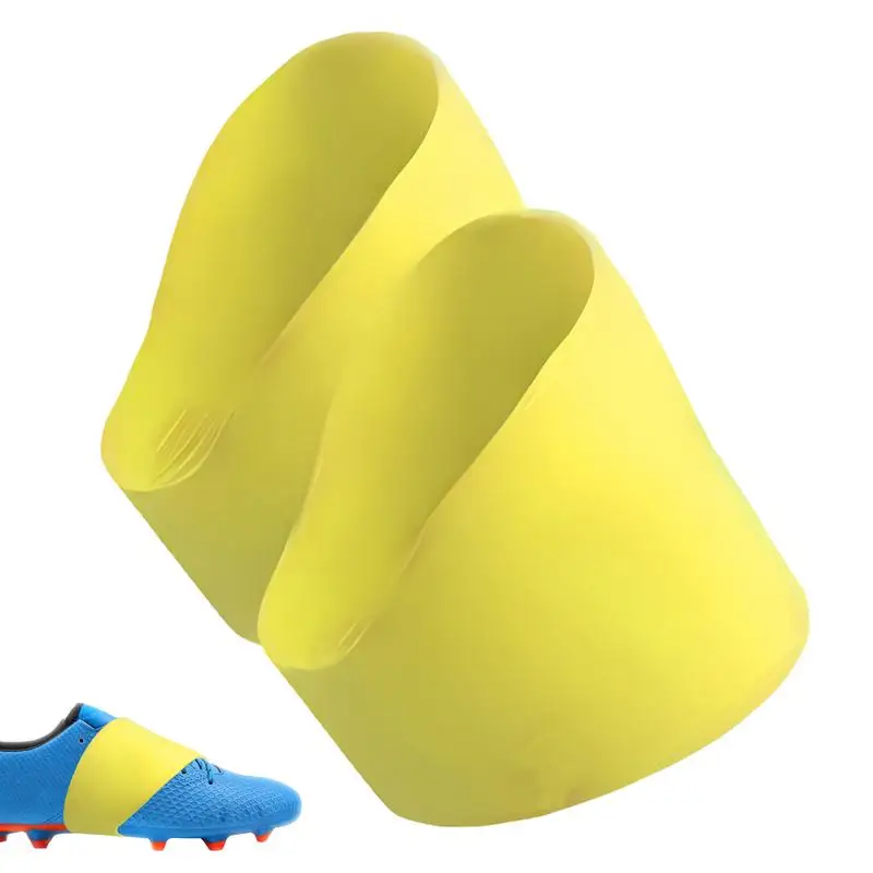 

2Pcs Comfortable Football Shoe Accessory Football Shoe Lace Cover Youth Soccer Cleat Lace Covers Silicone For Football Soccer