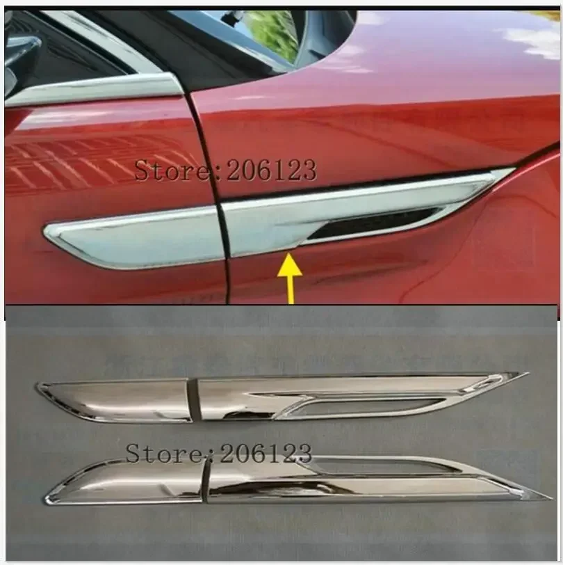 

For Land Rover Range Rover Evoque Black Side Air Vent Outlet Cover Trim 2012-2017 A set of 2pcs