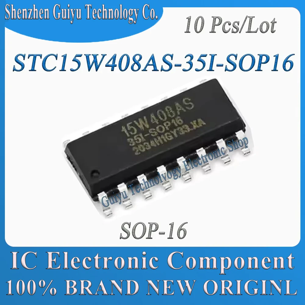 

10 шт./лот STC15W408AS-35I-SOP16 STC15W408AS-35I-SOP STC15W408AS-35I STC15W408AS STC15W408 STC SOP-16 IC BOM Service