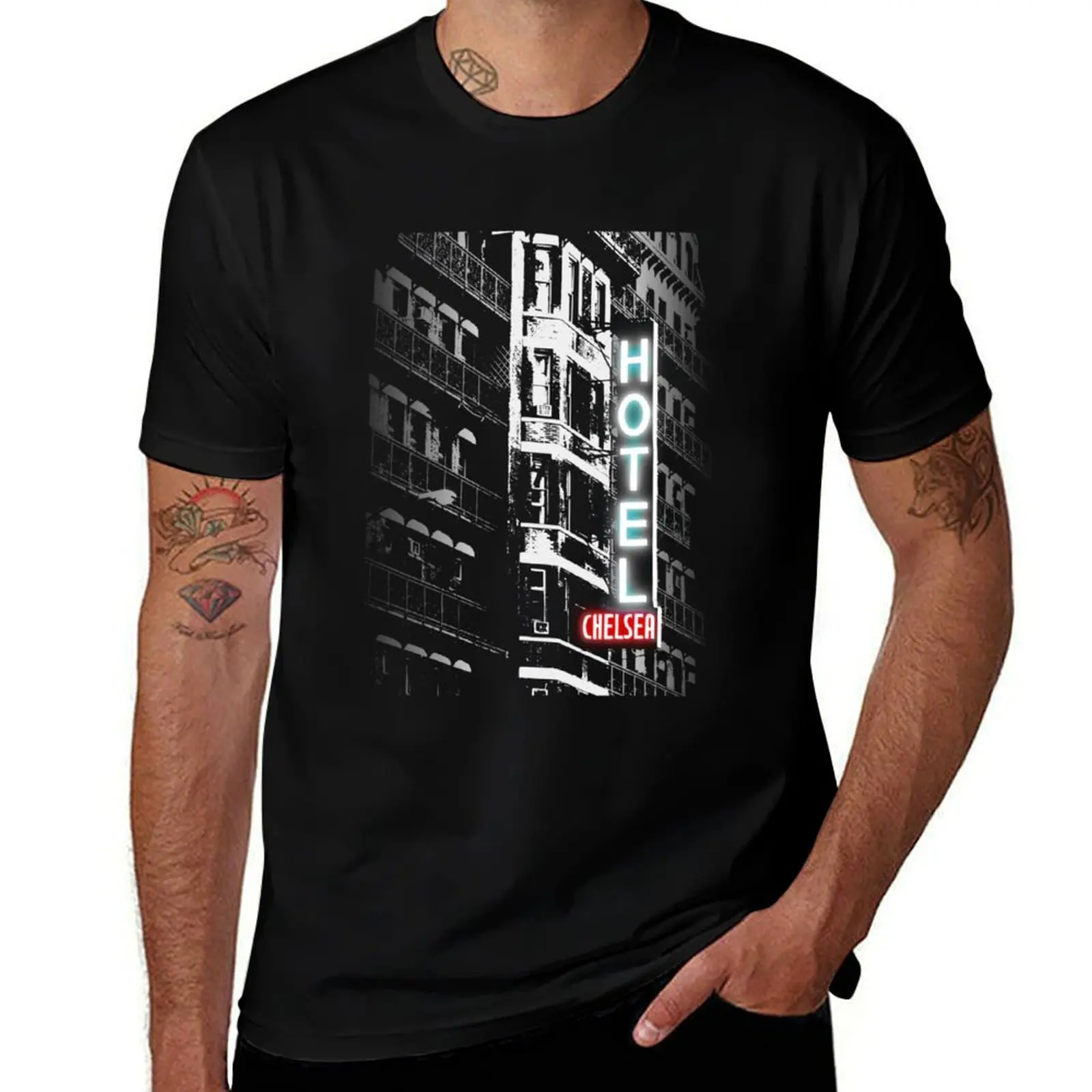 

Hotel Chelsea NY 2 T-Shirt shirts graphic tees custom t shirt cute tops mens cotton t shirts