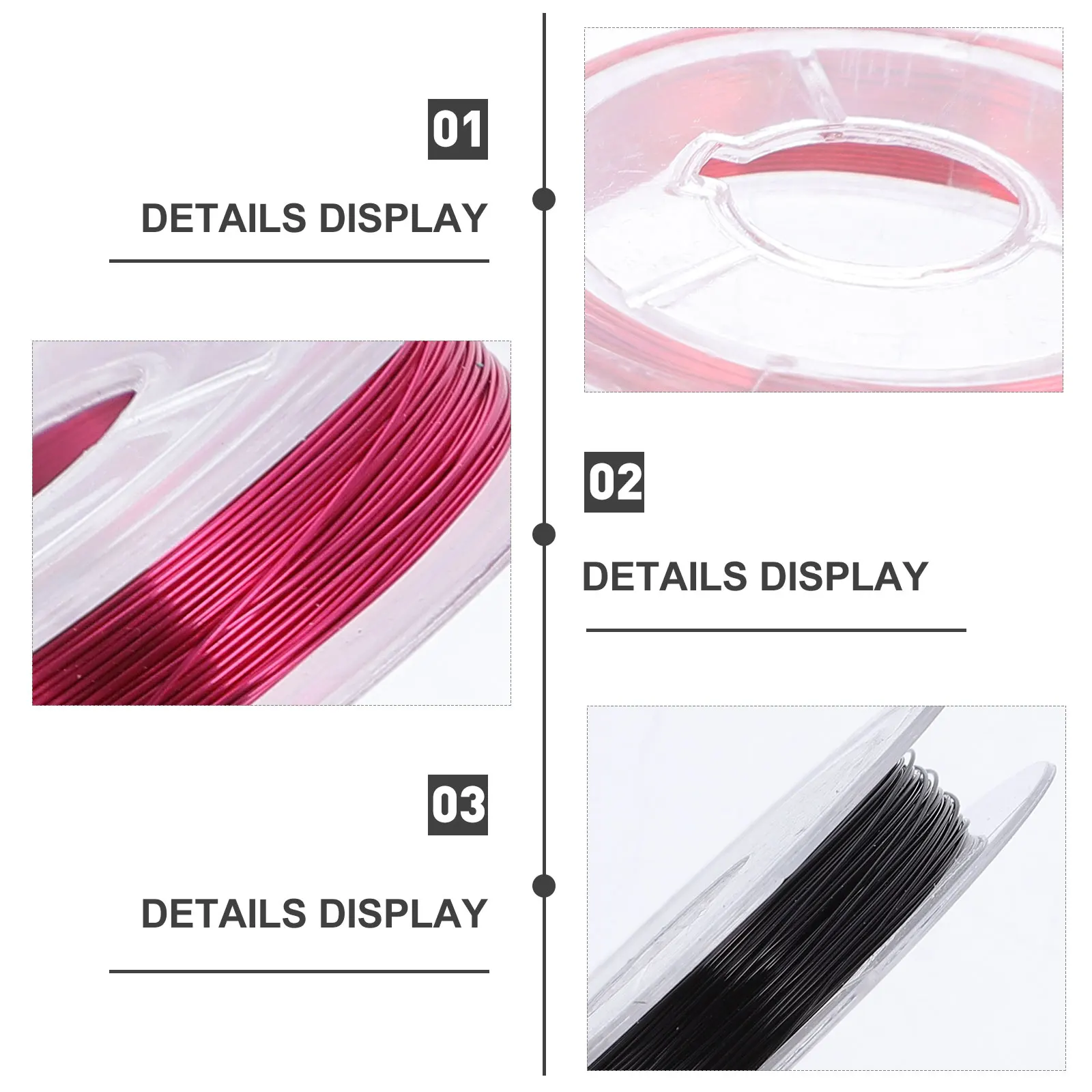 

10 Rolls Assorted Colors Durable For Nail Art Jewelry Making Craft Supplies Manicure Copper Wire Jewelry Beading Wire Nail Art