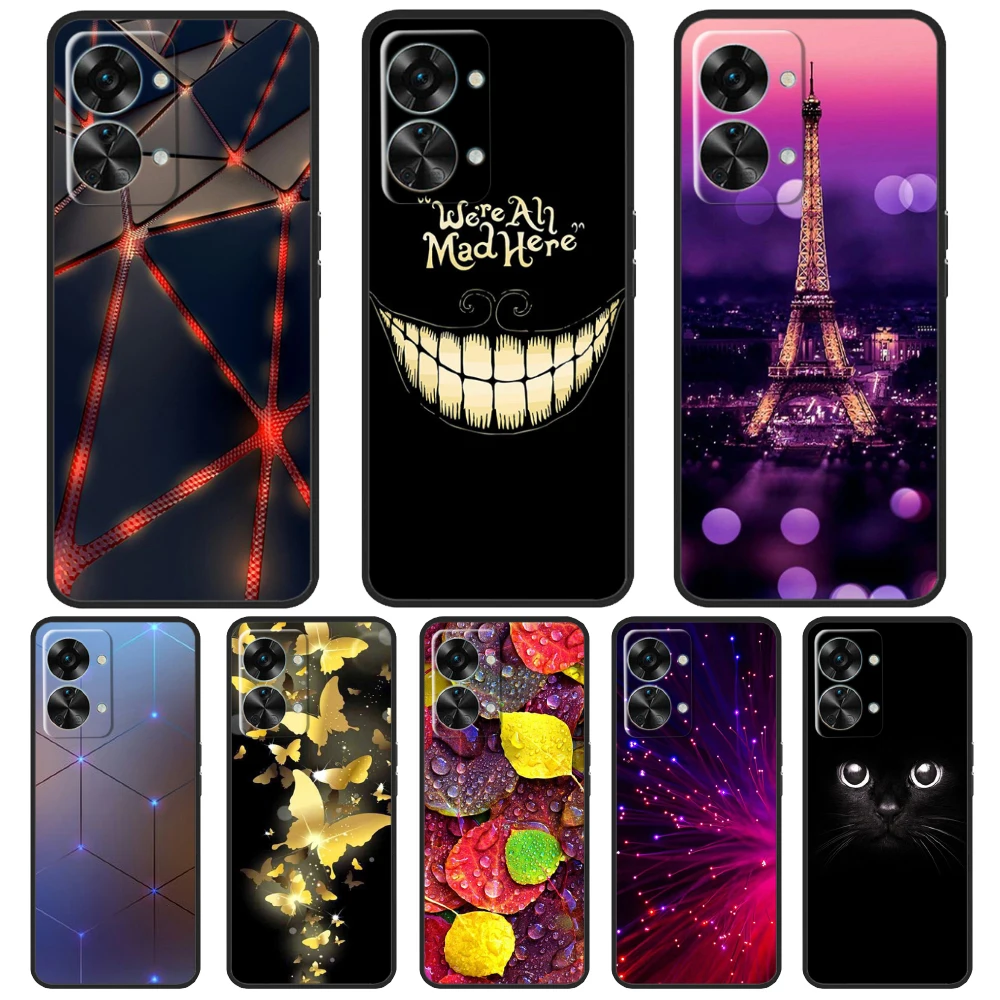 For OnePlus Nord 2T Case 5G Silicone Soft TPU Phone Cover For OnePlus Nord 2 T 5G Phone Case Nord2T CPH2399 Fashion Fundas Coque