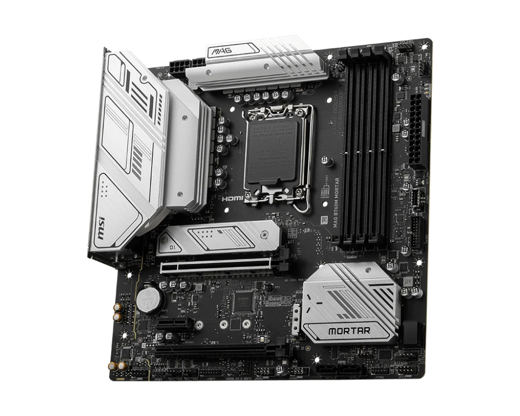 Imagem -03 - Msi-mortar Placa-mãe Mag B760m Suporta Lga1700 I914900ks I7-14700k I5-14600k Intel B760 4xddr5 256gb 2x Hdmi Matx