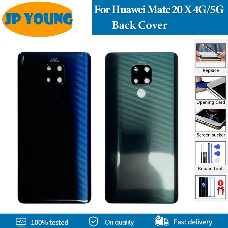 Original Back Cover For Huawei Mate 20 X 5G Battery Cover Rear Glass Case For Huawei Mate 20 X 4G Battery Housing Cover Replace