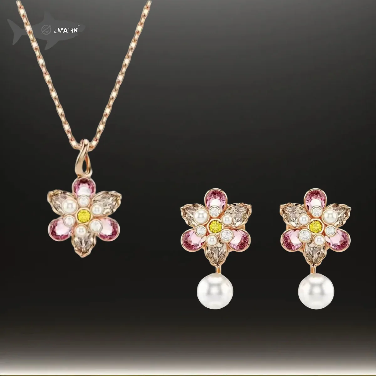 

2025 New Hot Selling Petal Theme Necklace Pendant Earrings Bracelet Luxury Noble Simple Elegant Banquet Party Essential