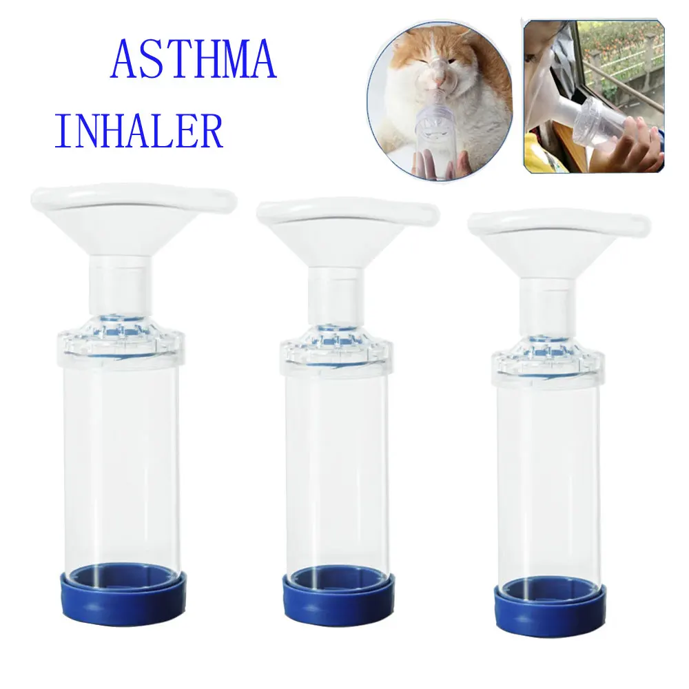 Cámara espaciadora de inhalador de Aerosol para perros, gatos, animales y humanos, herramienta veterinaria para adultos y niños