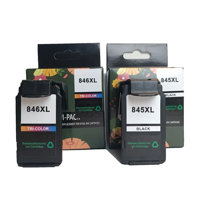 PG845XL CL-846XL cartucho de tinta compatibles para Canon PG-845XL CL-846XL cartucho de tinta TR4580 ip2880s TS208 MG2400 2580