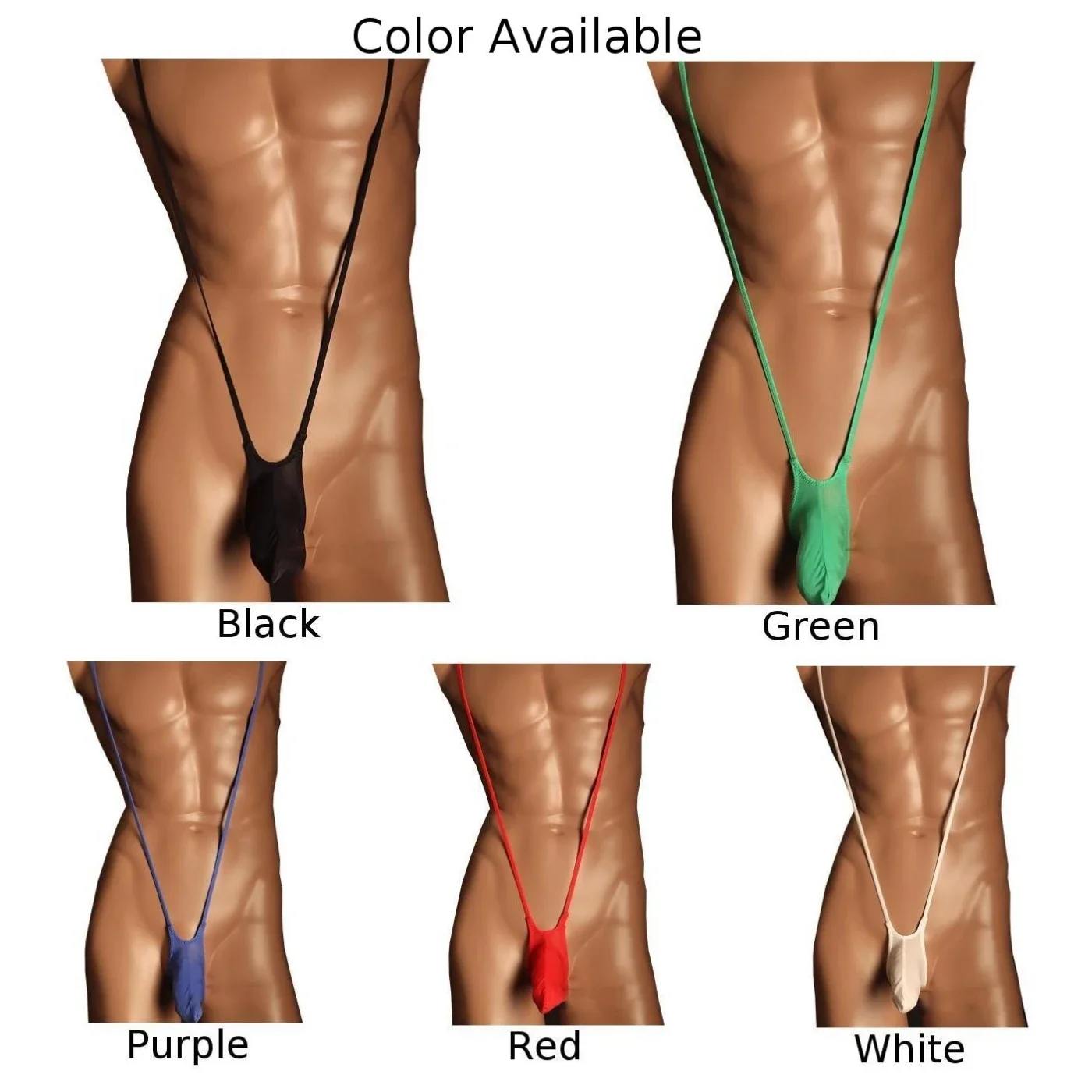 Mens Open Butt Thong Briefs Bodysuit Enhance T-Back Underwear Pouch Panties Sissy Temptation Bodysuit Low Waist G-String Lingeri