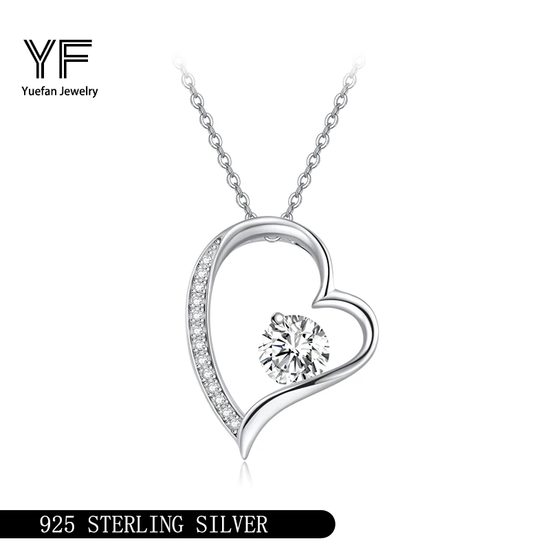 

S925 Серебряные подвески с муассанитом «Любовь» 1CT Сертифицированные ювелирные изделия в стиле хип-хоп Персонализированная настройка Подарок на День святого Валентина