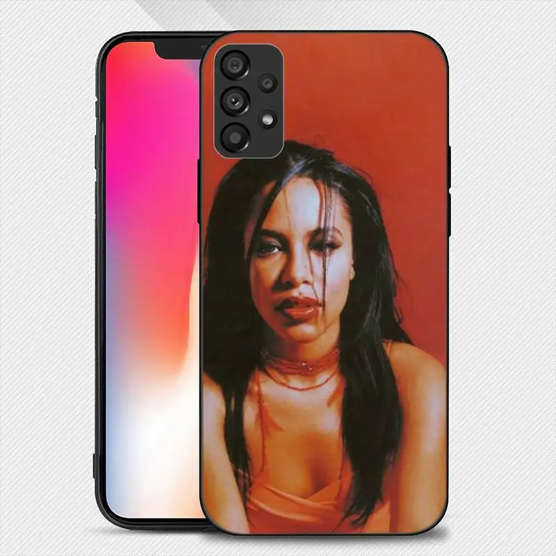 A-Aaliyah Hip Hop Music Phone Case For Samsung Galaxy S22 S23 Ultra S21 S20 FE Plus Note 20 Soft Cover