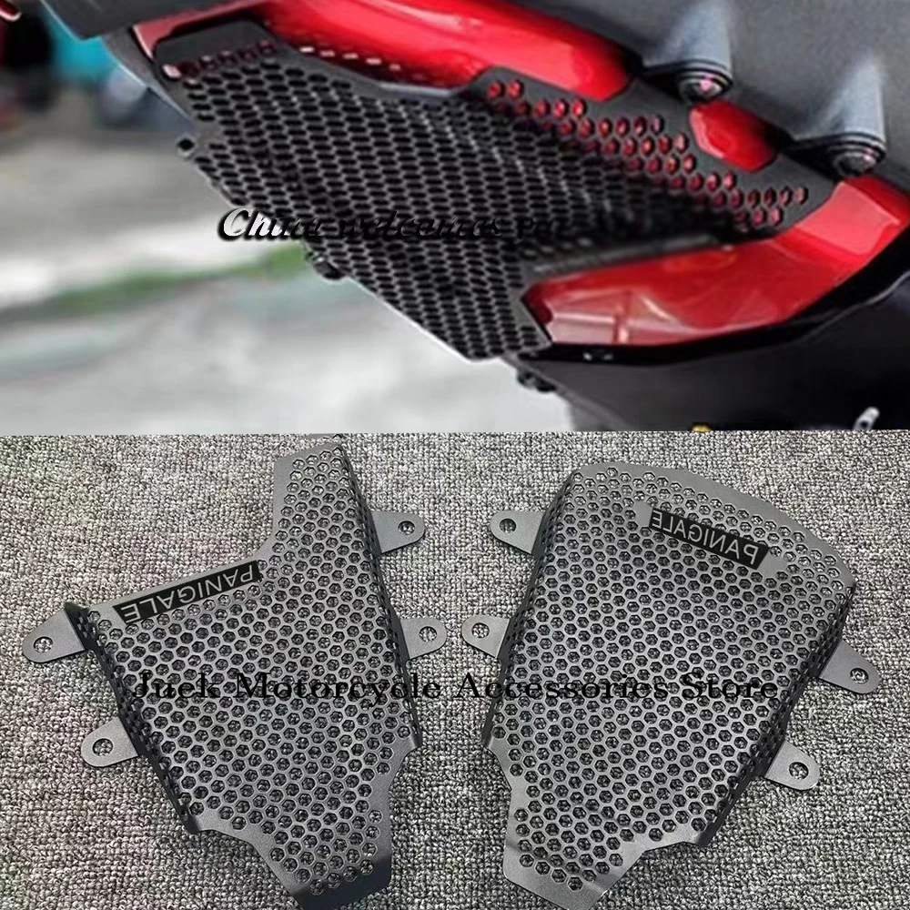 For Ducati PANIGALE V4 R S Corse Speciale V4R V4S 2018 +Motorcycle Fuel Tank Cover Guard Tank Grille Pillion Peg Removal Kit