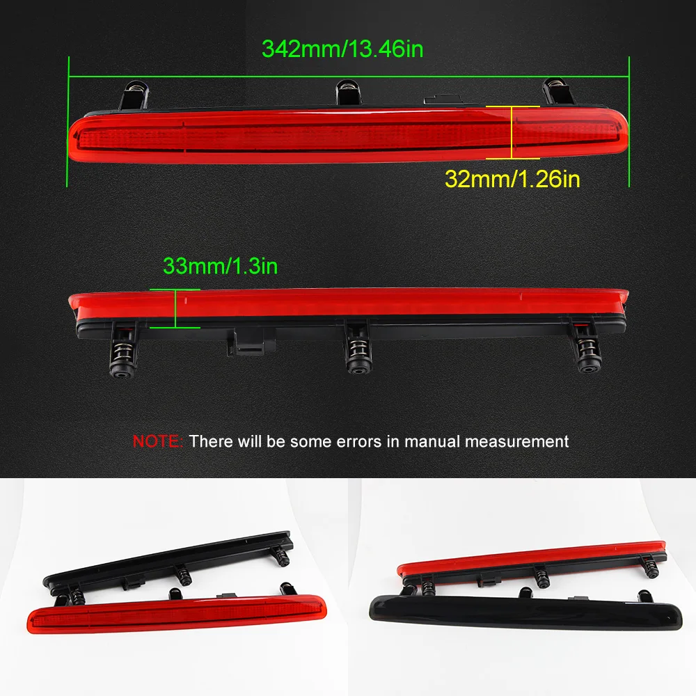 1pc Rear Third High Brake Light For Volkswagen Transporter T5 2003-2014 2015 7E0945097A LED Tail Rear Stop Signal Warning Lamp