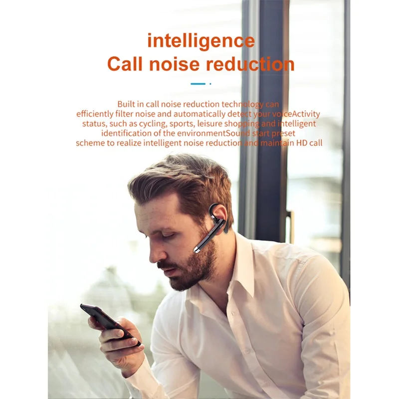 سماعة رأس لاسلكية محمولة على الأذن YYK520 ، سماعات رأس للحد من الضوضاء مع حقيبة شحن ، بلوتوث V5.1 ، مكالمة بدون استخدام اليدين ، عمل ، جديد