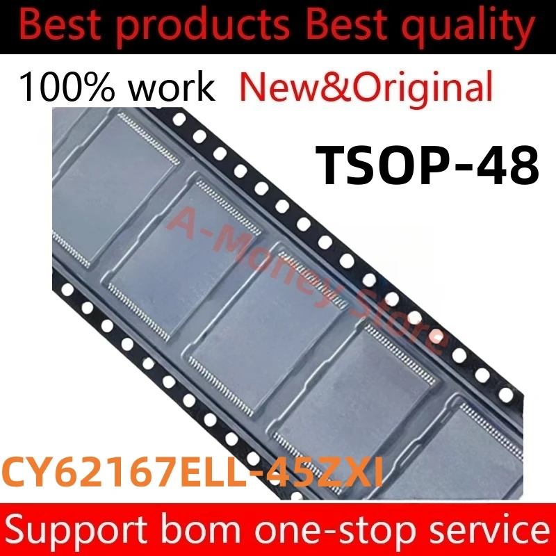 

(2-10pcs)CY62167ELL-45 CY62167ELL 45ZXI CY62167ELL-45ZXI tsop-48