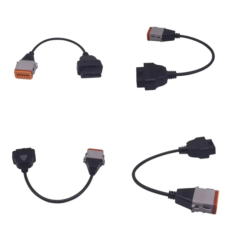 Truck diagnostic cable cable 12-pin adapter Inline6 OBD2 connection wire