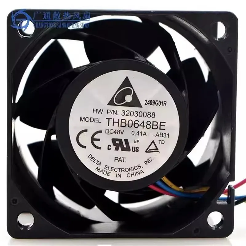 

Original 60 * 60 * 38MM 6CM 48V 0.41A THB0648BE Industrial Computer Server Cooling Fan