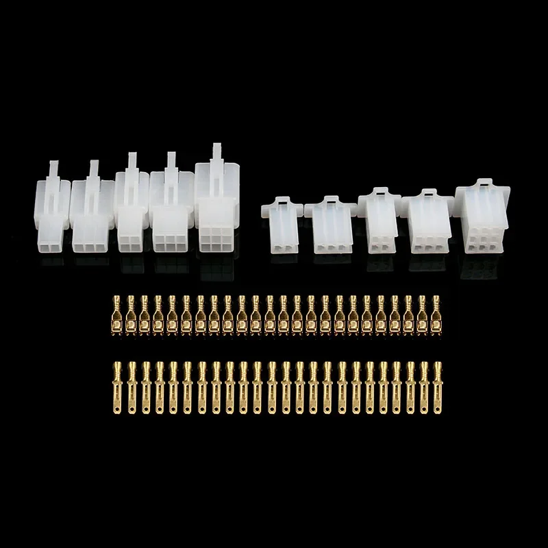 1200/580/200PCS Car Motorcycle Electrical 2 3 4 6 9Pin Male Female Terminal Automotive 2.8 plug Kit Boat Wire Connector Terminal