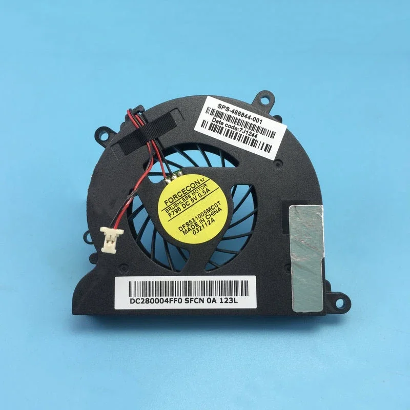 Новый вентилятор охлаждения процессора ноутбука для HP Intel DV4 CQ40 CQ41 CQ45 DV4 DV4-1000 DV4-1220 DV4-1414LA кулер 486844 -001 2 контакта