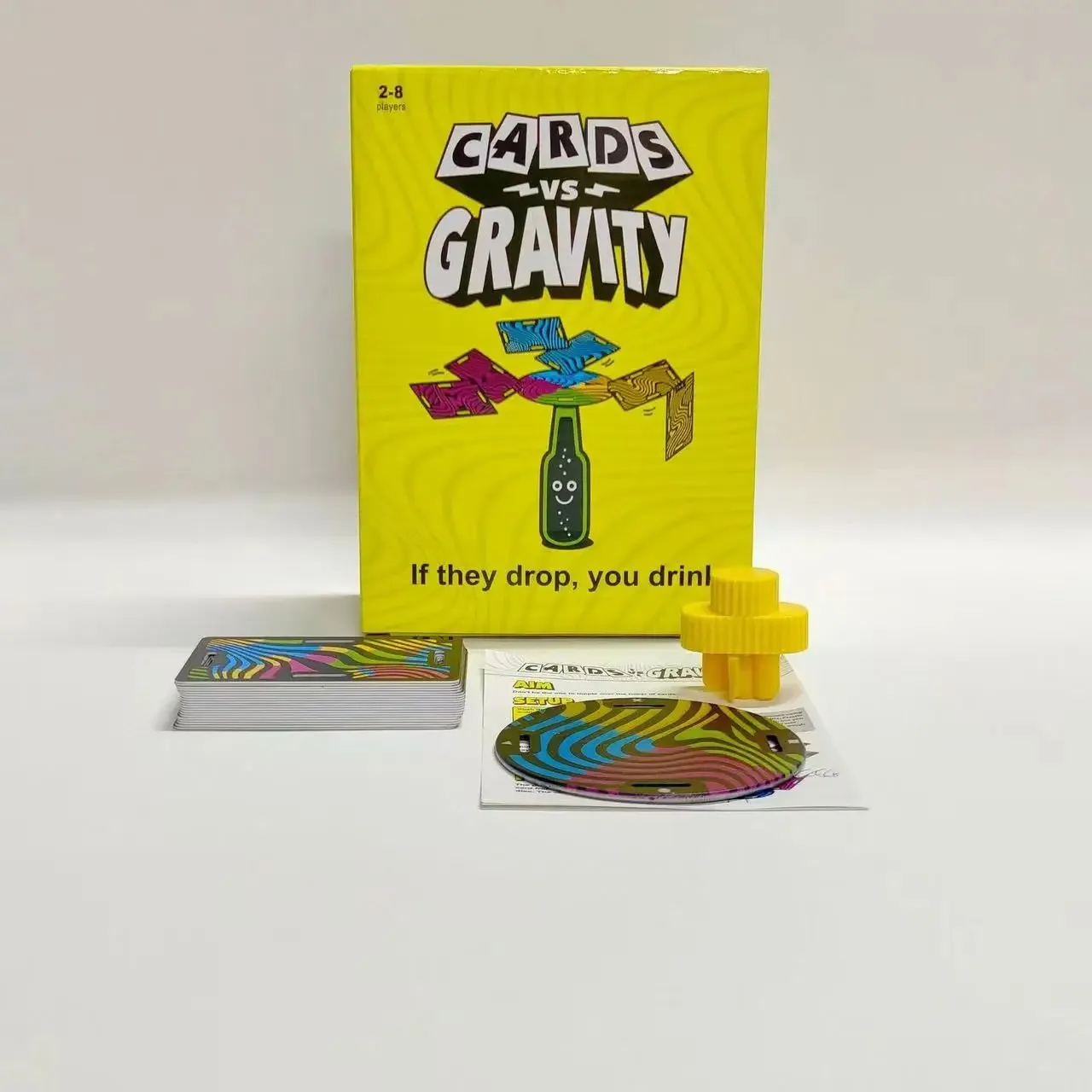 بطاقة البطاطس الكبيرة مقابل Gravity Pro The Gravity Defying Card Game فرحان موازنة تحدي الحفلات وبطاقة التجمعات العائلية