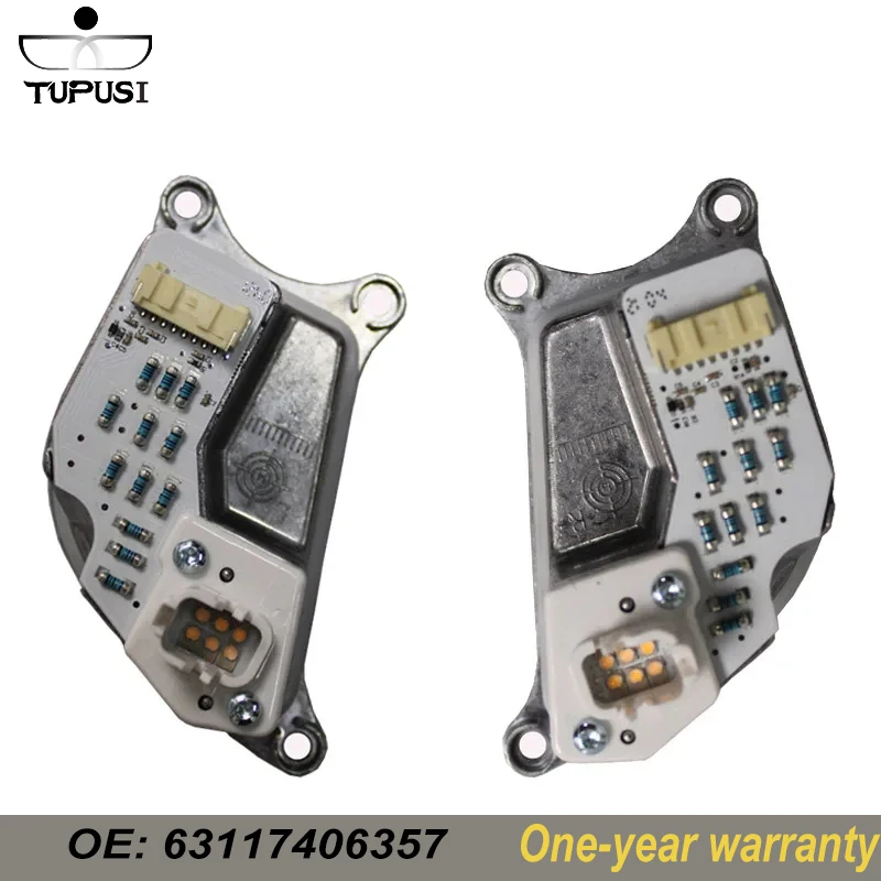 

LED Angel Eyes turn Signal Light module For 15-18 BMW X3 X4 F25 F26 Headlight Ballast 7406357 7406358 63117406357 63117406358