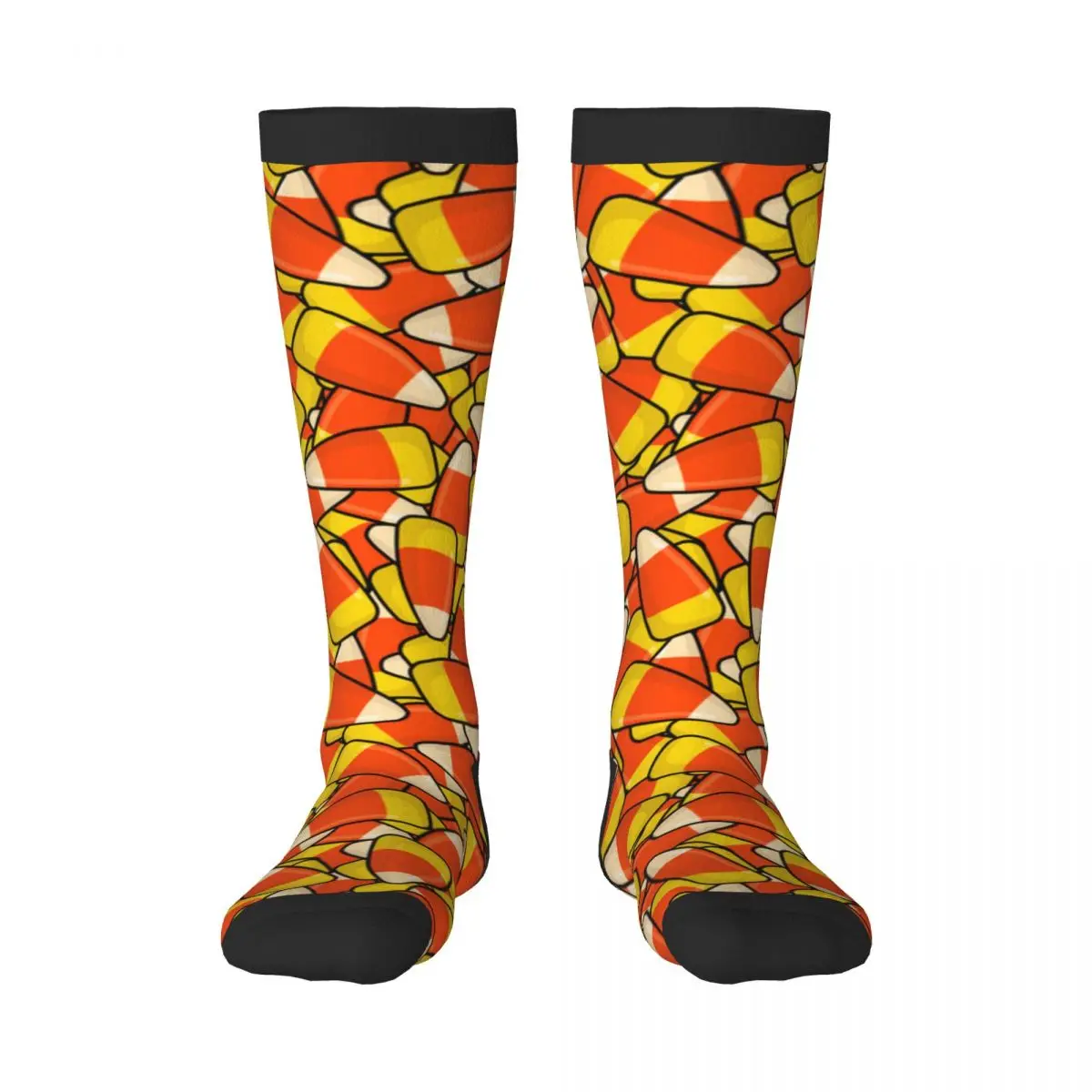 Spring/autumn over the knee socks Corn Candy Sweets Texture school dance long stocking