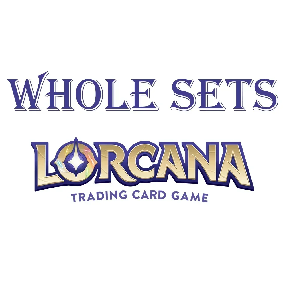 Whole Sets Lorcana Proxy Customize Cards Trading Foil Flash Regular Cards Game Collection Game Cards EN/FR/DE