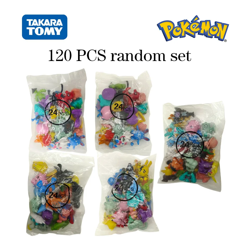 Takara Tomy Pokemon Mini Figures 144/250 Anime Model Pikachu 9