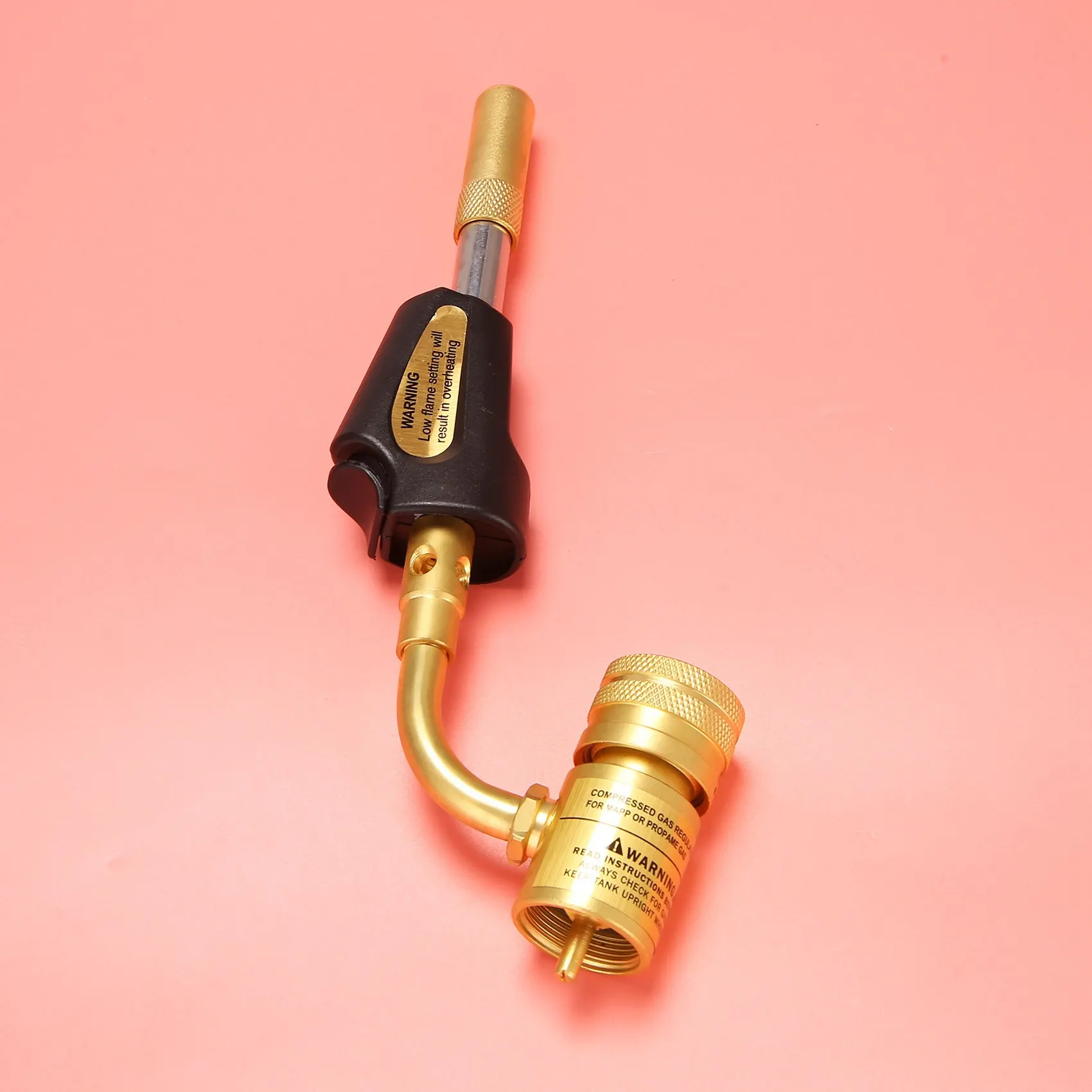 

ABAZJ Turbo Torch Tips Gas Self Ignition Turbo Torch Regulator Brazing Soldering Welding Plumbing Tool Home Accessory
